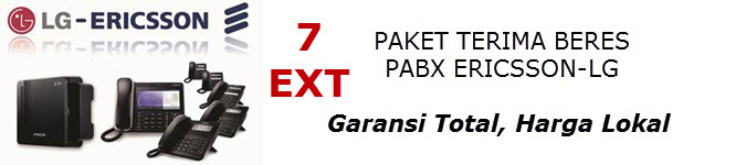 paket pabx bandung ericsson-lg harga murah 7 ext