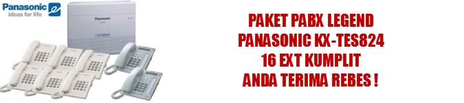 paket pabx panasonic bandung terima beres 16 ext harga murah