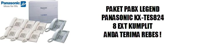 paket pabx panasonic bandung terima beres 8 ext harga murah